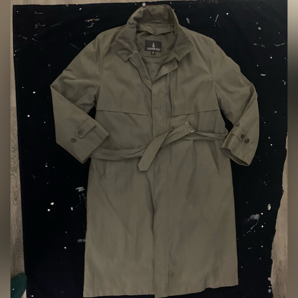 LONDON FOG Foul Weat￼her Coat w Removable Liner